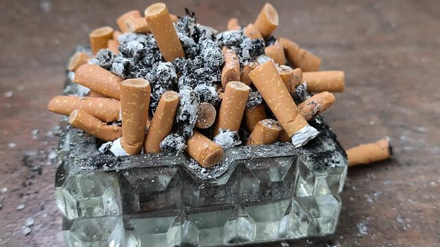 Heavy Smoker Cigarette Unhealthy Habit