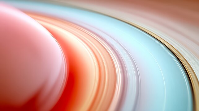 Colorful, abstract image of a planet with a red and blue swirl. The colors are vibrant and the swirl is dynamic