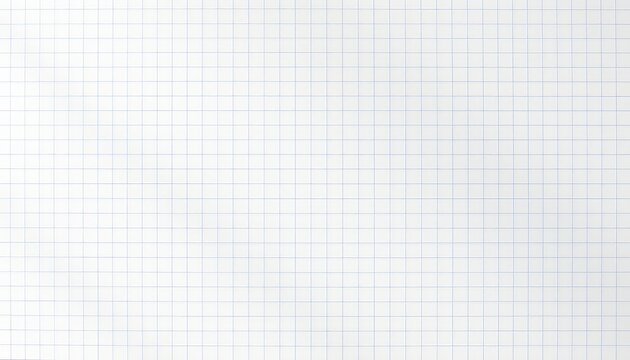 A clean and clear background featuring a white sheet of paper with faint blue grid lines, perfect for educational or design purposes