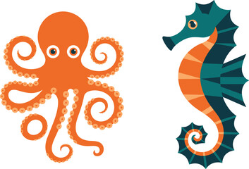 Minimalist Chinese festival icons featuring lanterns, mooncake, teapot, plum blossom, and red envelope, perfect for Mid-Autumn and Lunar New Year designs