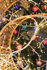 D&eacute;cor&nbsp;d'arabesques&nbsp;de&nbsp;led&nbsp;&agrave;&nbsp;No&euml;l