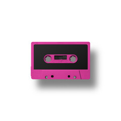 Colorful retro cassette tapes arranged over vibrant backgrounds, creating a nostalgic 80s and 90s aesthetic with bold, playful design. Imagen hecha con 3D