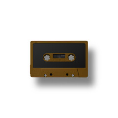 Obraz premium Colorful retro cassette tapes arranged over vibrant backgrounds, creating a nostalgic 80s and 90s aesthetic with bold, playful design. Imagen hecha con 3D