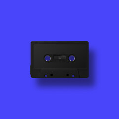 Colorful retro cassette tapes arranged over vibrant backgrounds, creating a nostalgic 80s and 90s aesthetic with bold, playful design. Imagen hecha con 3D