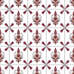 Classic Dutch Heritage Delft Floral Tile