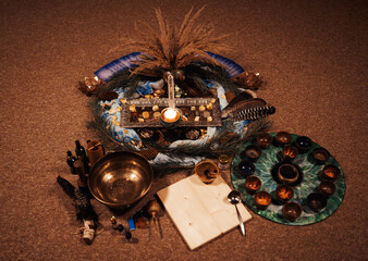 Cacao ceremony space, heart opening medicine. Ceremony space.