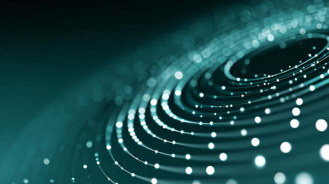 Fintech circular analytics abstract background - Powered by Adobe