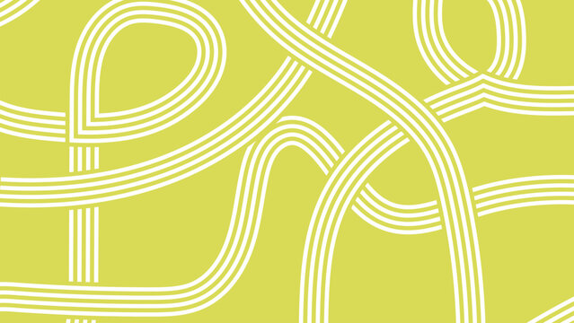 Abstract Winding Striped Geometric Pattern with vector illustration