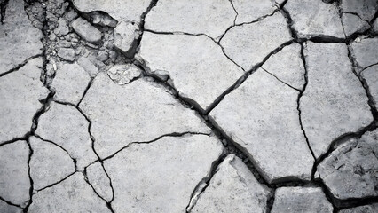 Cracked dry soil texture background natural drought pattern