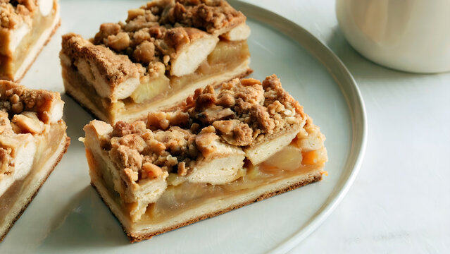 Freshly baked cinnamon swirl pastry loaf sliced on wooden board showing warm homemade bakery texture and dessert style - Powered by Adobe