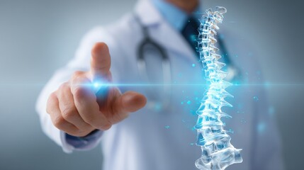 Biometric Security in Healthcare Futuristic Medical Technology Interface