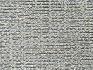 Close up of white and blue 3D fluted stripes background with rough surface. Suitable for wallpaper, wallpanel, fabric, or upholstery. Fluted linen stripes pattern. Seamless background texture.