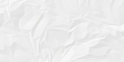 White crease billboard paper rough obsolete wrinkle. Cardboard paper white crumpled satin fabric ripped cloth decoration background	
