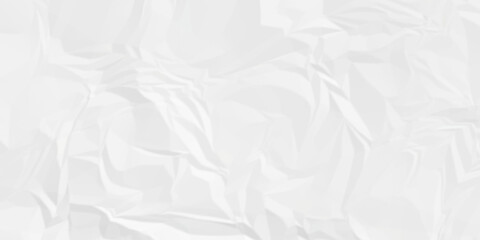 White crease billboard paper rough obsolete wrinkle. Cardboard paper white crumpled satin fabric ripped cloth decoration background