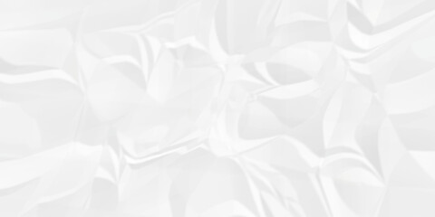 White crease billboard paper rough obsolete wrinkle. Cardboard paper white crumpled satin fabric ripped cloth decoration background	