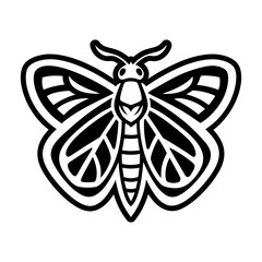 Glyph Style Moth Logos 
