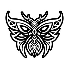 Glyph Style Moth Logos 

