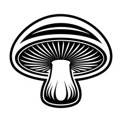 Glyph Style Mushroom Logos 
