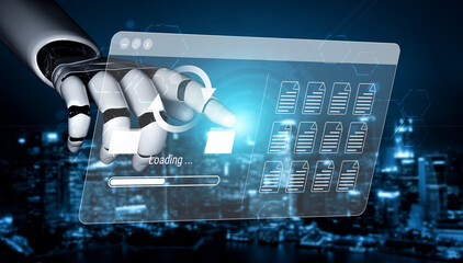 AI automating data synchronization and file management processes, optimizing transfer speed and ensuring seamless backup operations across systems Parse