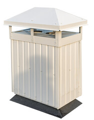 A new rack with ventilation pipes