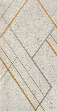 Close up of white background with diagonal lines forming diamond shape in gold and silver color. For wallpaper, fabrics, and graphic design. Seamless background texture.