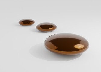 3d Abstract Design, smooth stones © neurostructure