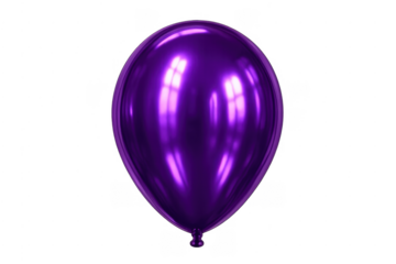 Shiny purple balloon for party celebration and decoration