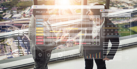Smart project management dashboard visualizes timelines, monitors progress, and enhances workflow coordination to improve project efficiency, organization, and overall productivity. Parse