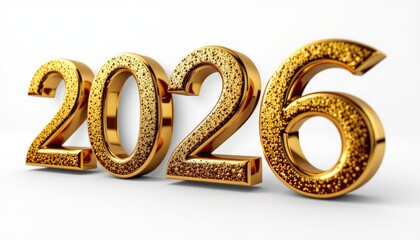 Celebrating a bright future 2026 golden year event inspirational theme studio setup close-up view