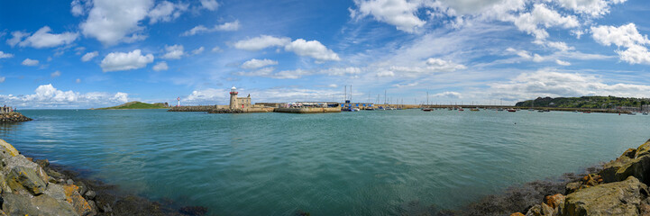 Panorama Howth Lighthouse in Irland