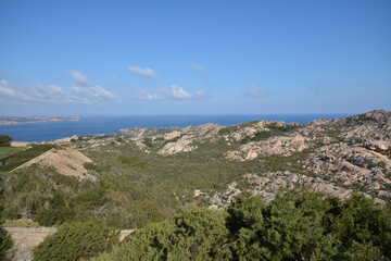 Obraz premium Panoramica su Caprera, Sardegna. 
