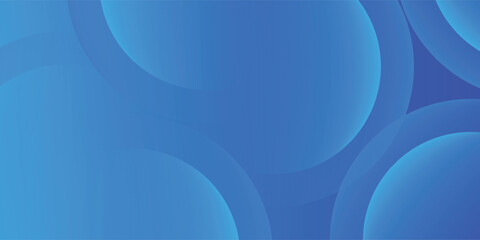 minimalist banner background blue grdations circle shape.colorful.simple design. vector eps 10