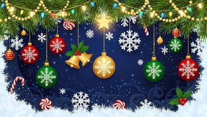 Twinkling Traditions - A Garland of Holiday Cheer