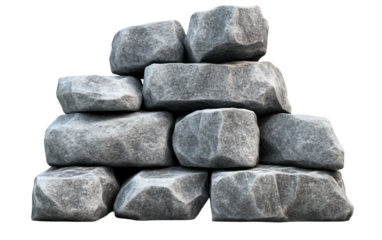 Construction materials captured in close up highlighting orderly stacking and industrial use