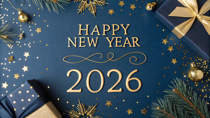 Royal Blue Giftframe New Year 2026