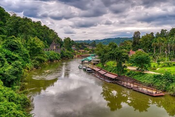 Siedlung am Kwai (Thailand)