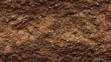 Rich Brown Cultivated Soil Seamless Background Material