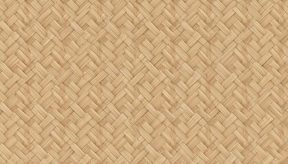 Naklejka premium Detailed view showcases natural bamboo flooring texture surface highlights rich color variations and wood grain