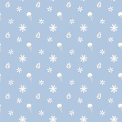 Trendy pastel floral design, floral seamless pattern for fashion, wallpapers, print.