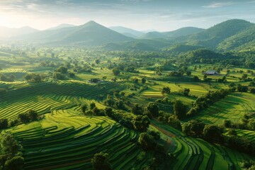 Eco-Friendly Landscape for Sustainable Food Production