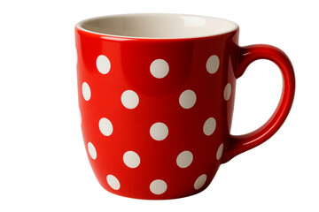 red cup isolated on white