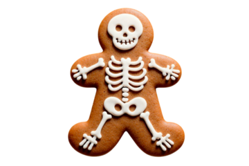 gingerbread man isolated on white background