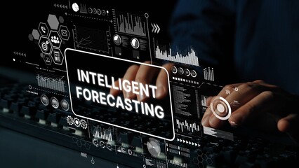 Advanced Data Analysis Concept with Hands Typing and Graphical User Interface for Intelligent Forecasting. Asymptotic smart data analytic.