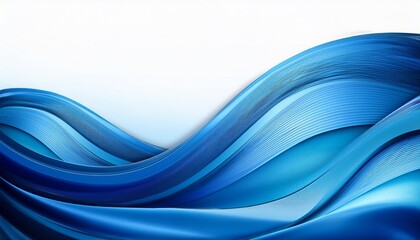 Stylish Elegant Blue Wave Background