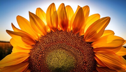 The Middle Of Sunflower