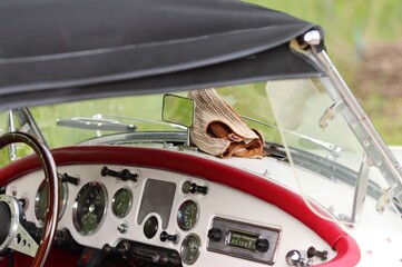 int&eacute;rieur voiture de sport,