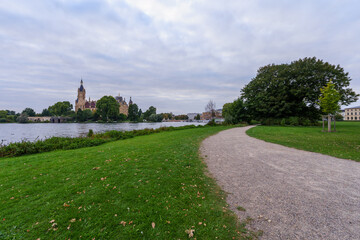 Marstall Halbinsel Park, in Schwerin
