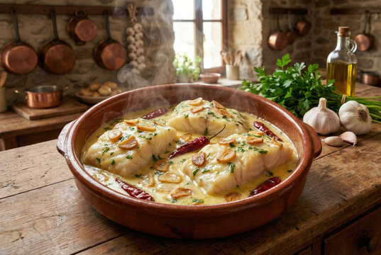 Bacalao al pilpil tradicional