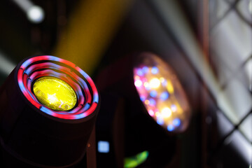 stage lighting equipment during live performance