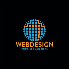 web design companies logo design vector
